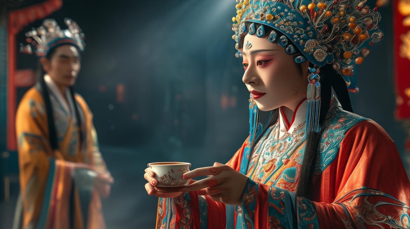 京剧吴国太给赵云敬酒