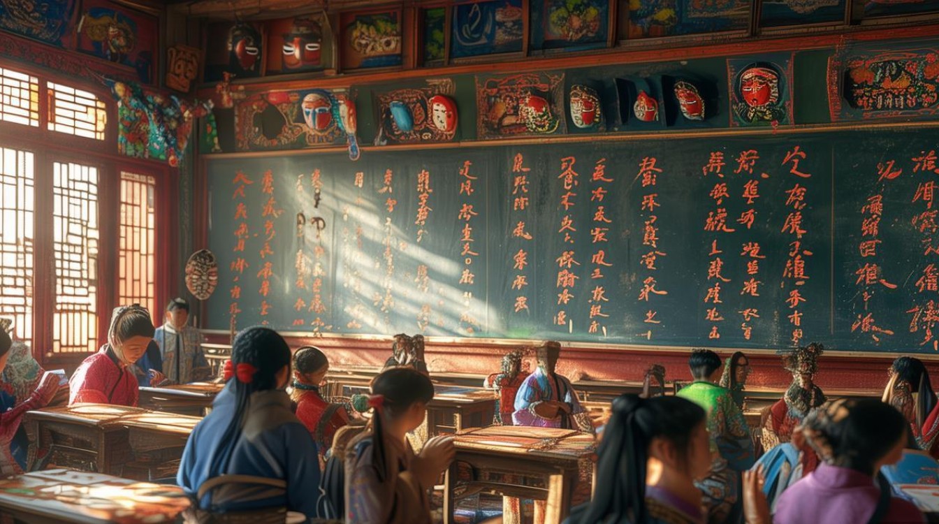 写在学校的戏曲