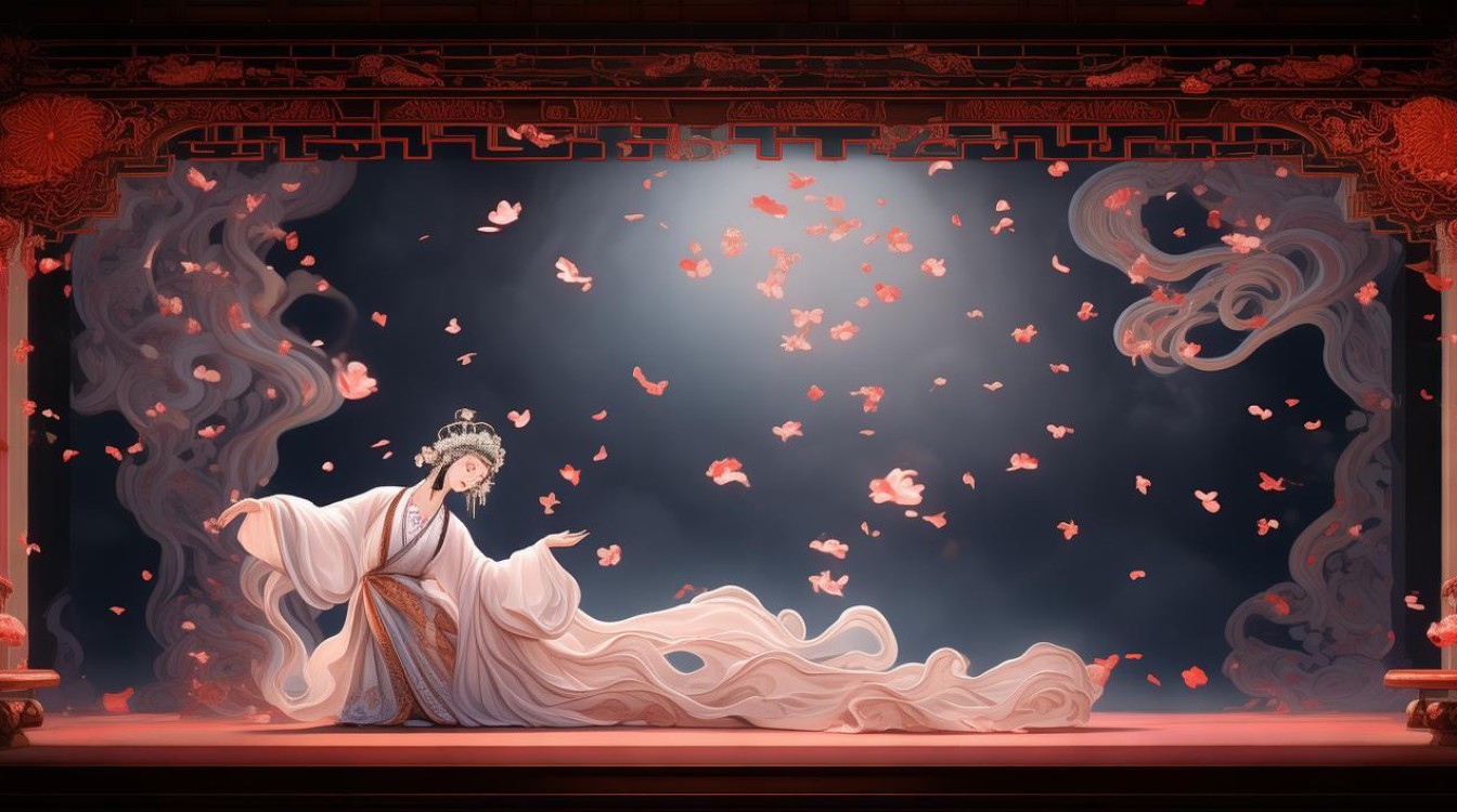 京剧天女散花祥云冉冉