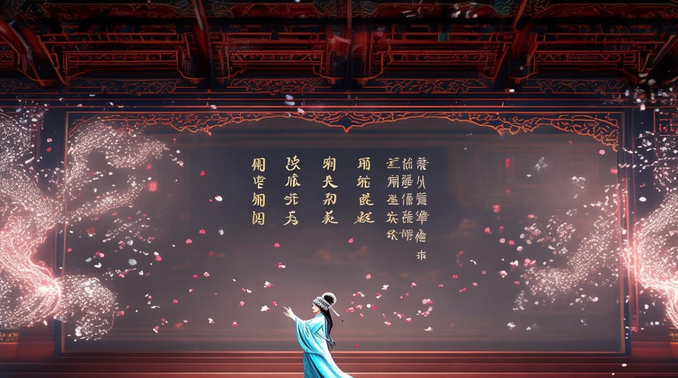 京剧天女散花祥云冉冉