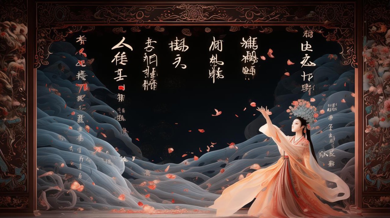 京剧天女散花祥云冉冉