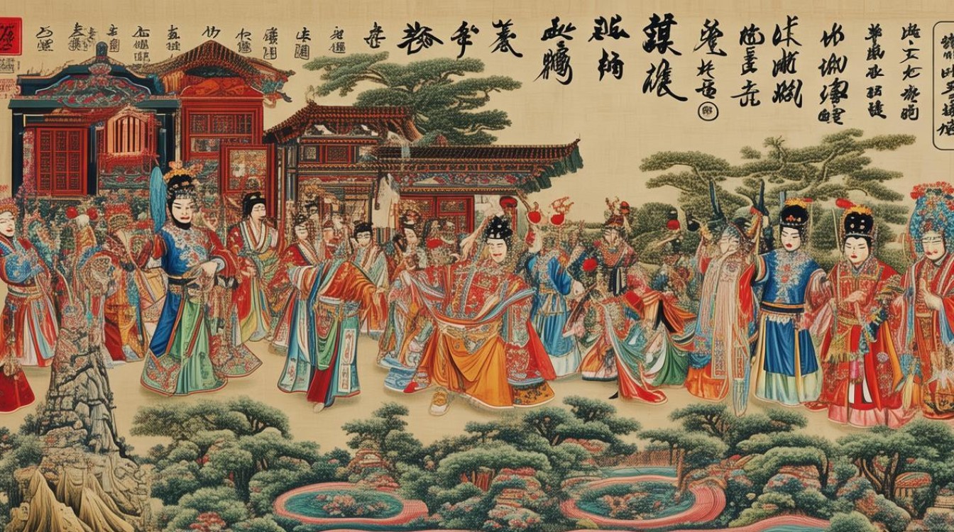 戏曲百寿图