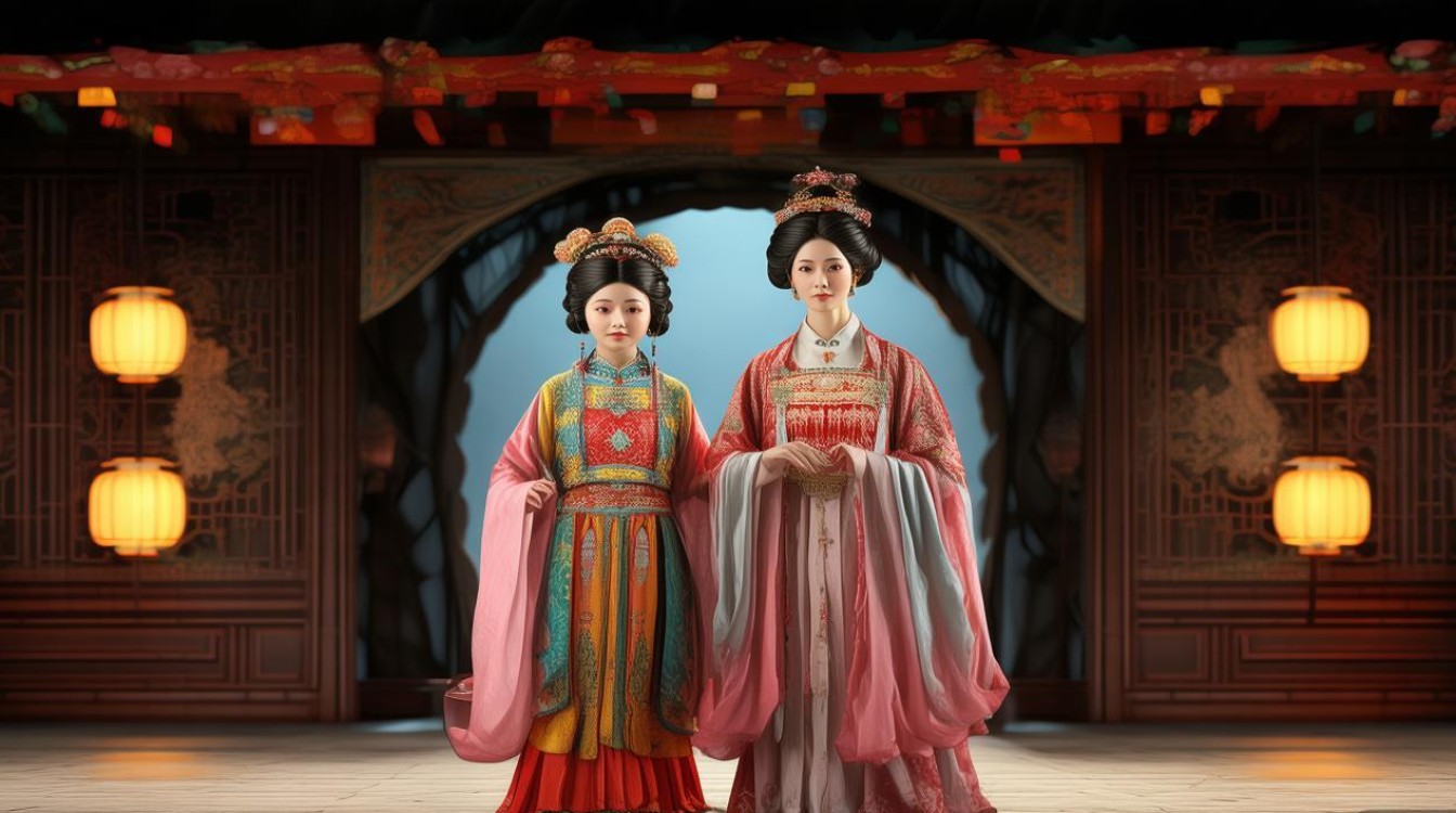 母女兴唐传戏曲