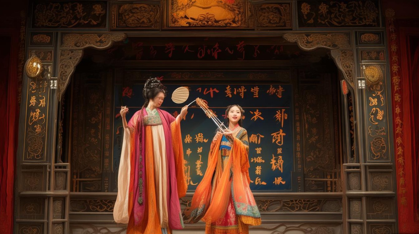 母女兴唐传戏曲