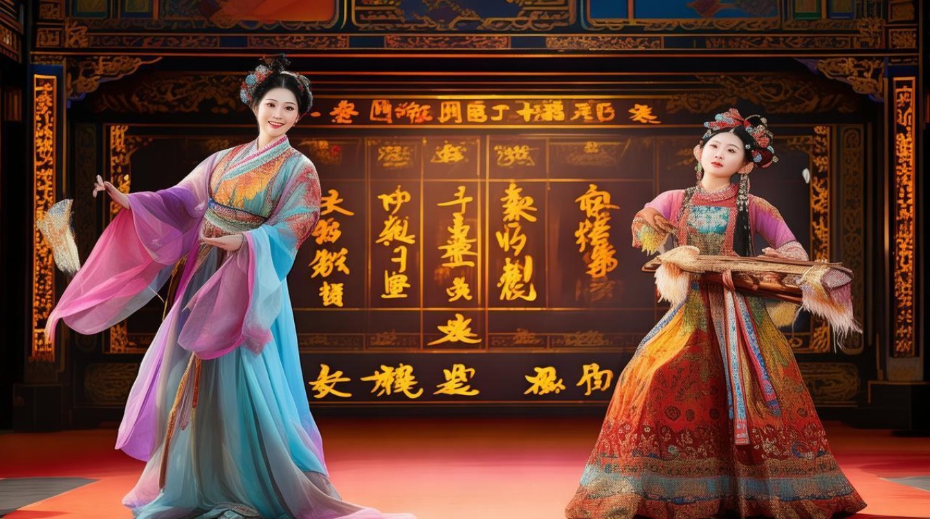 母女兴唐传戏曲