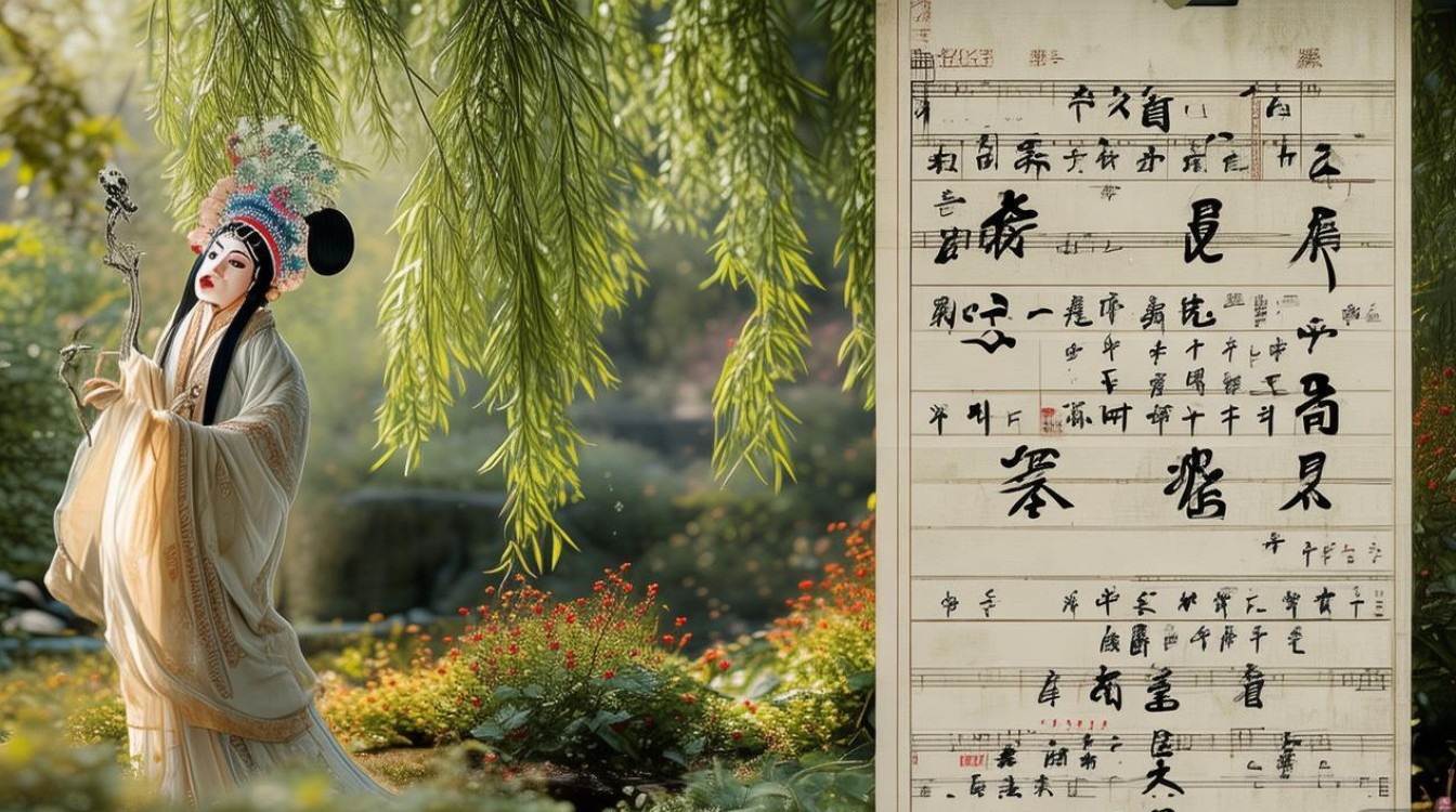 京剧岸柳轻曳简谱