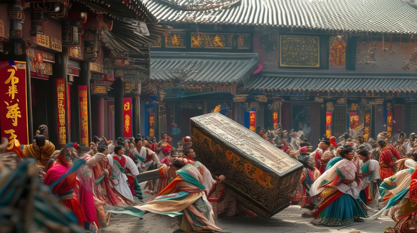 河南豫剧抢棺材回衙门