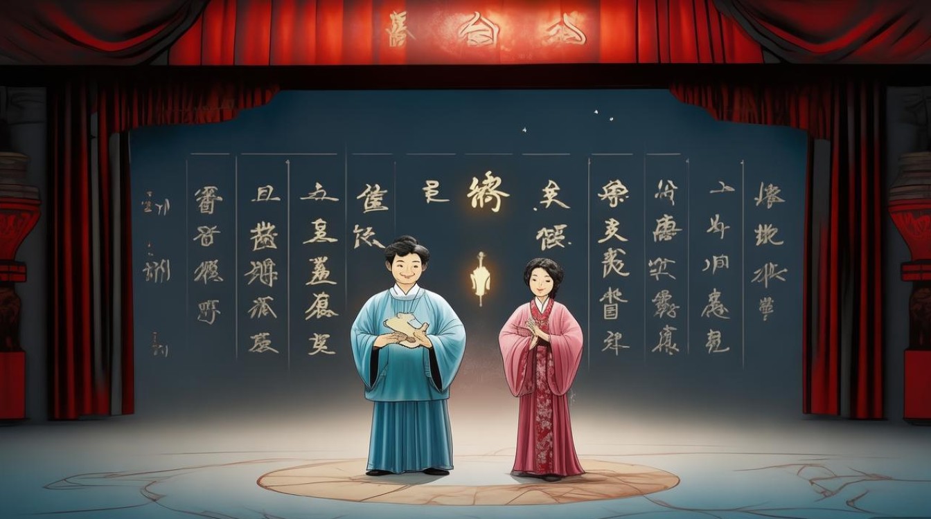 描述爱情经典戏曲唱词