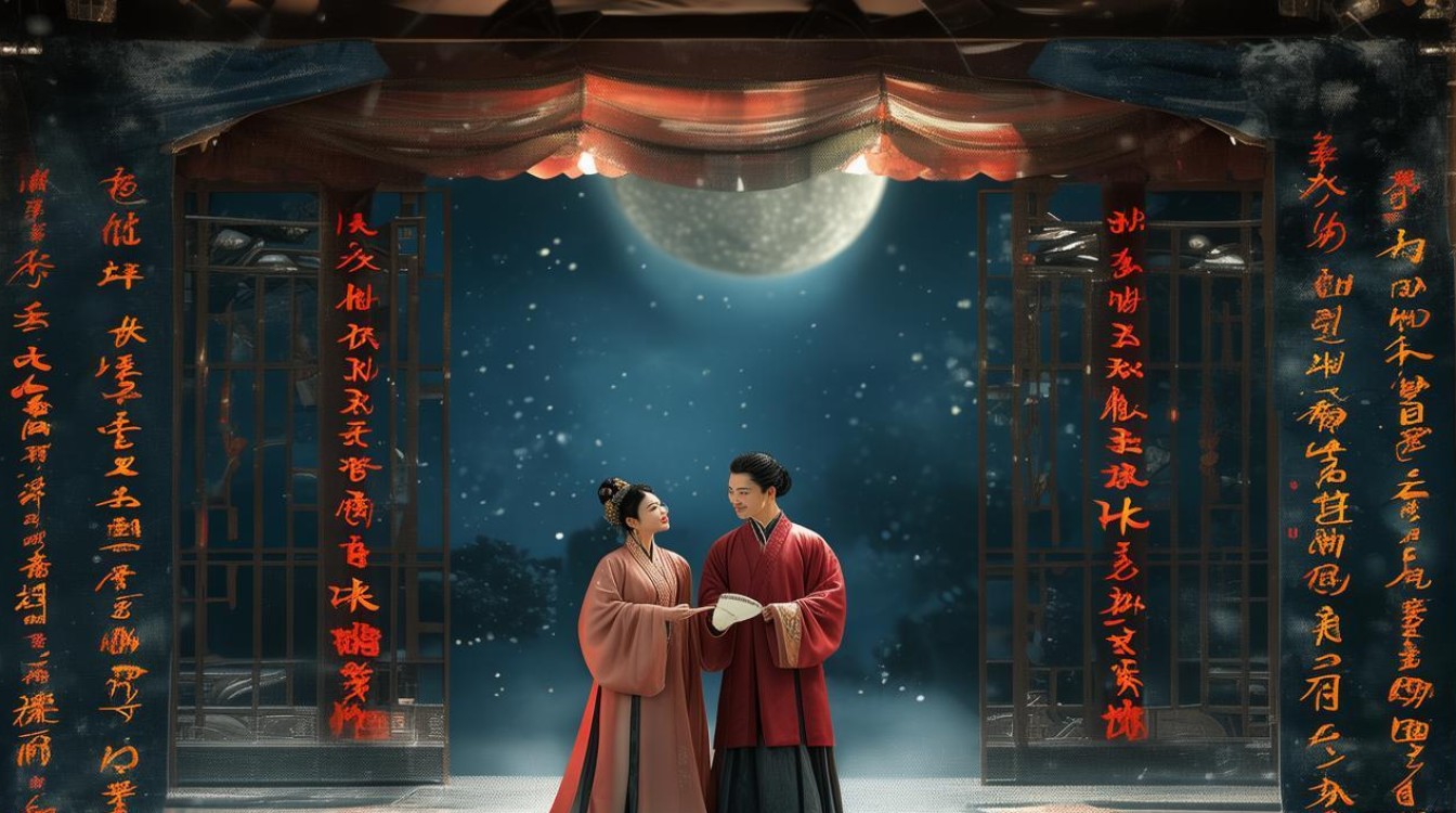 描述爱情经典戏曲唱词