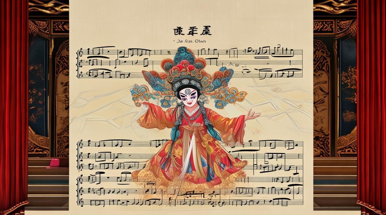 大登殿有声简谱豫剧
