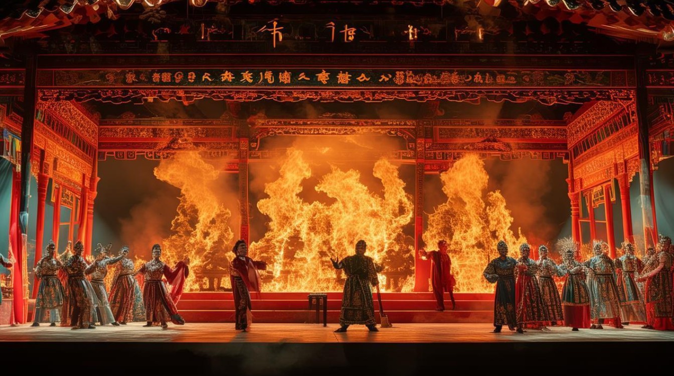 京剧火燒百凉楼