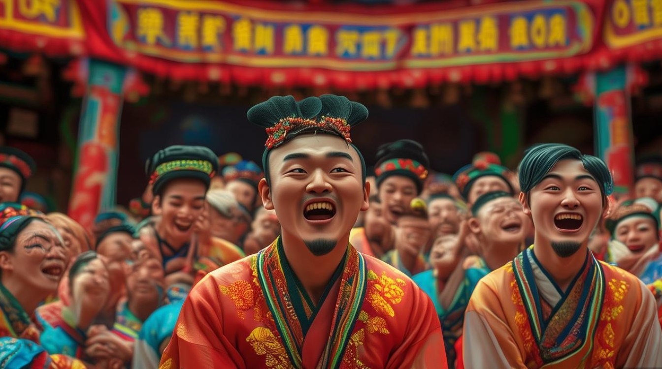 与戏曲有笑的词语