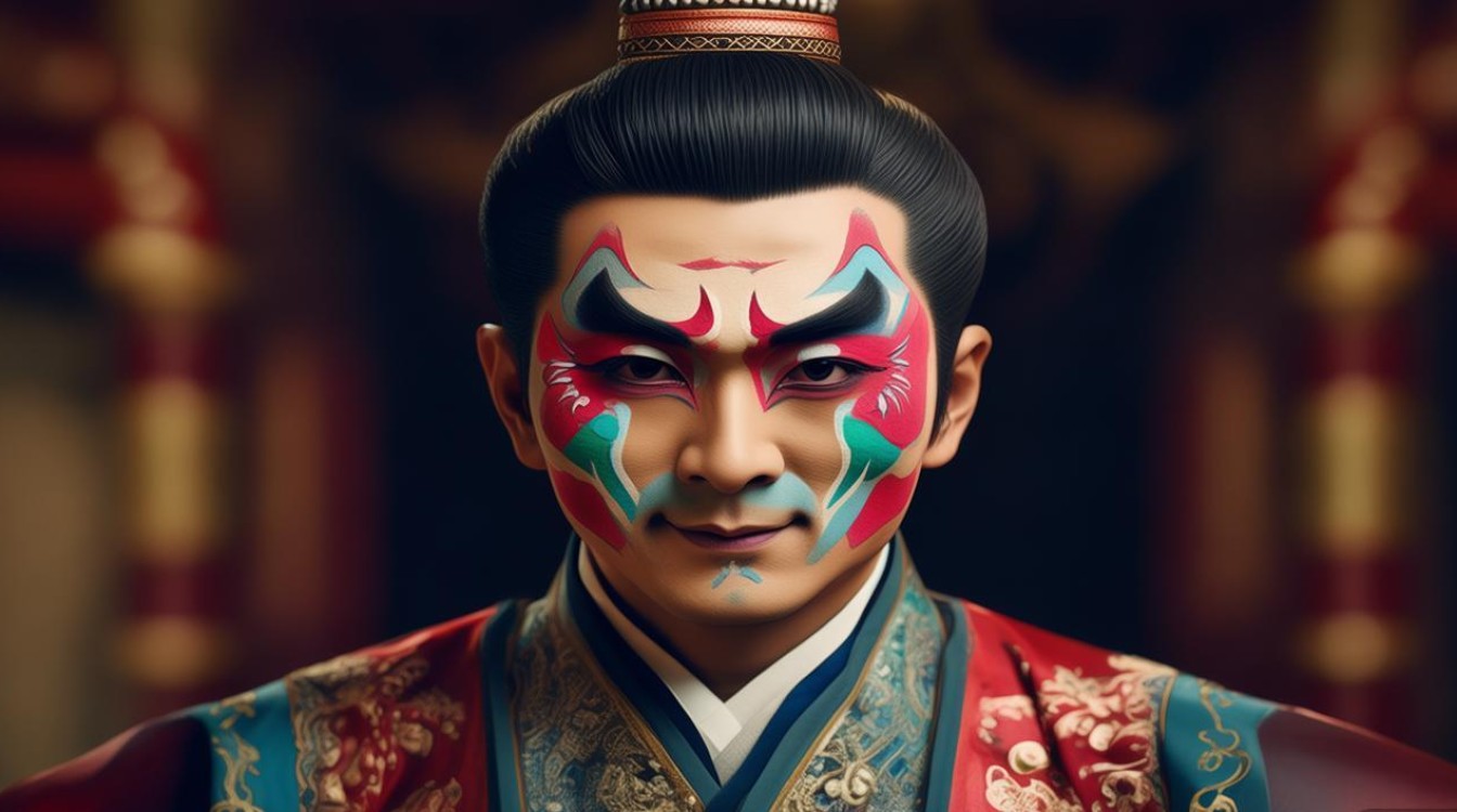 男旦戏曲妆容