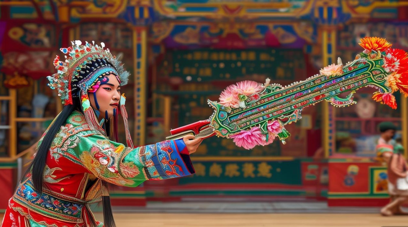 我想看河南豫剧对花枪