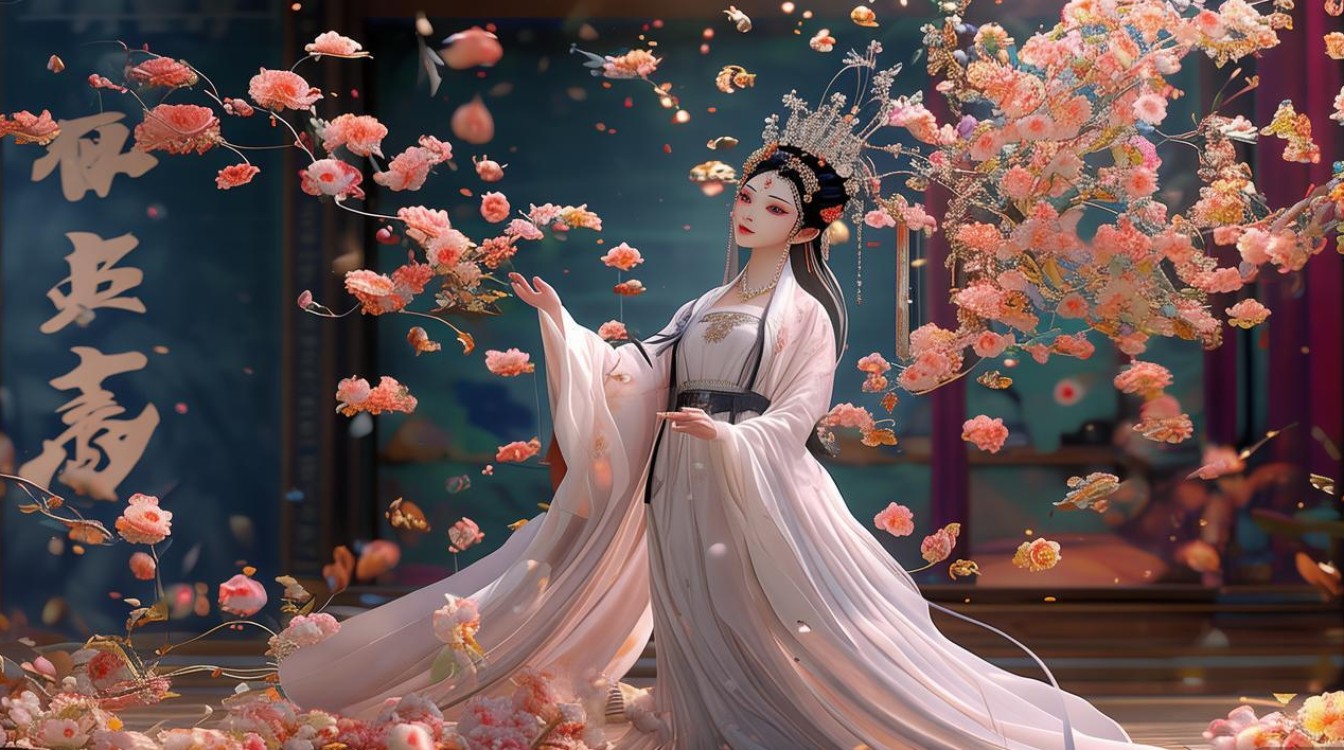 天女散花京剧李洁