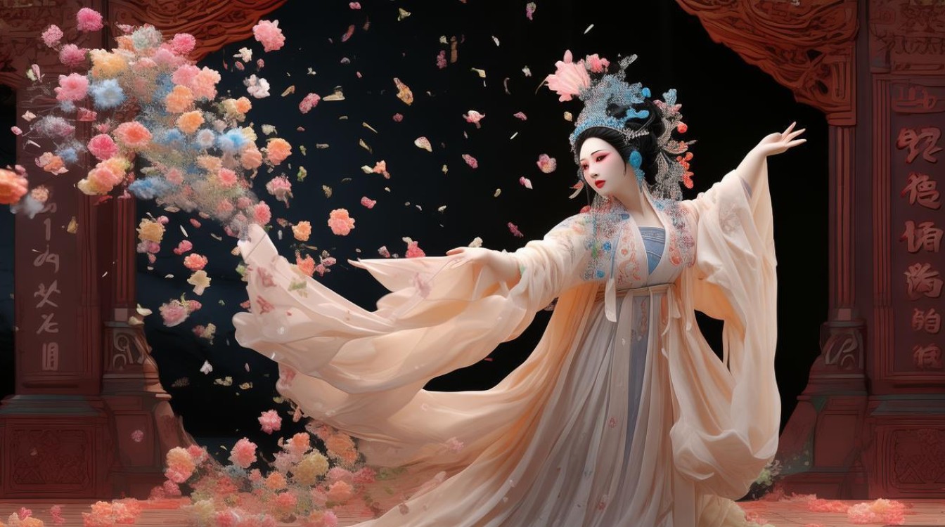 天女散花京剧李洁