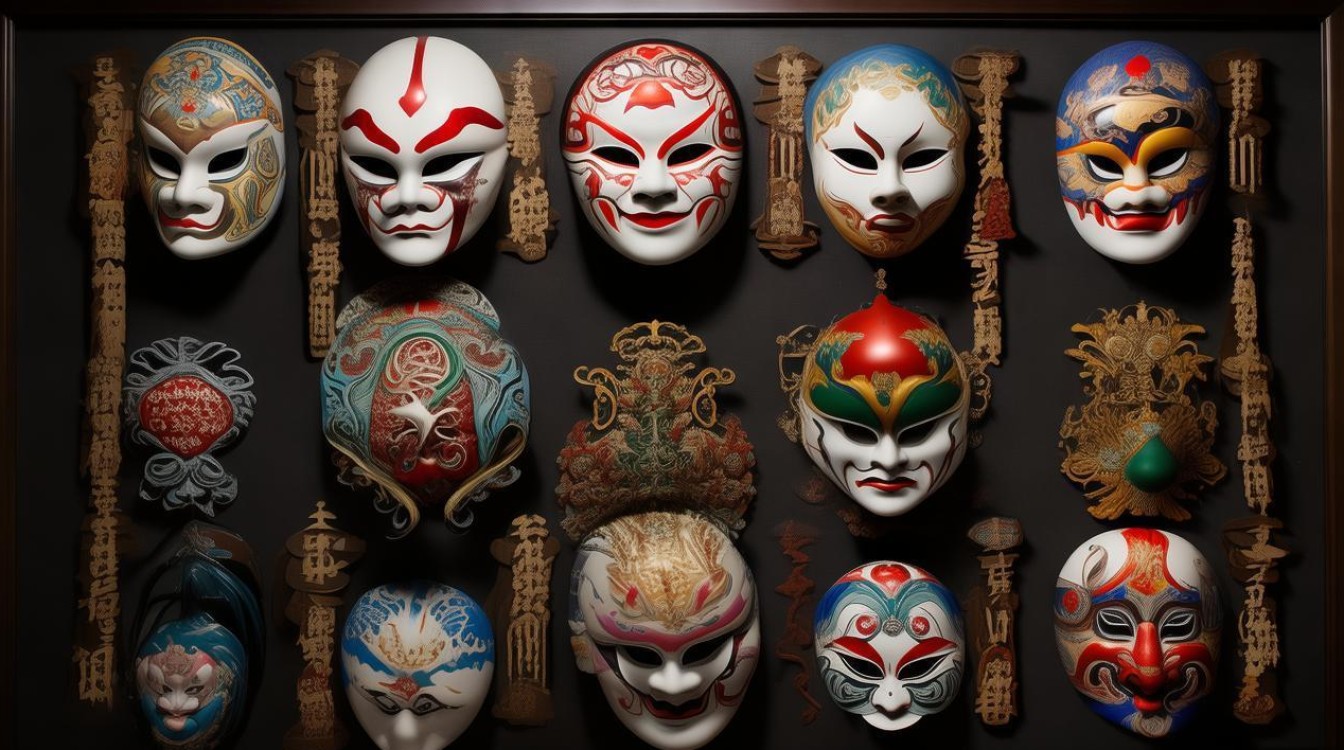 八个京剧脸谱图片