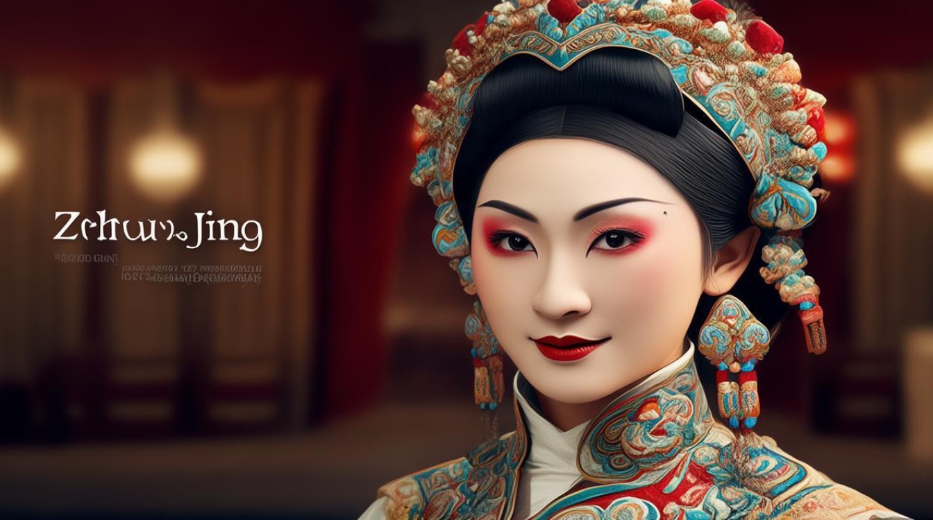 周婧京剧生活照