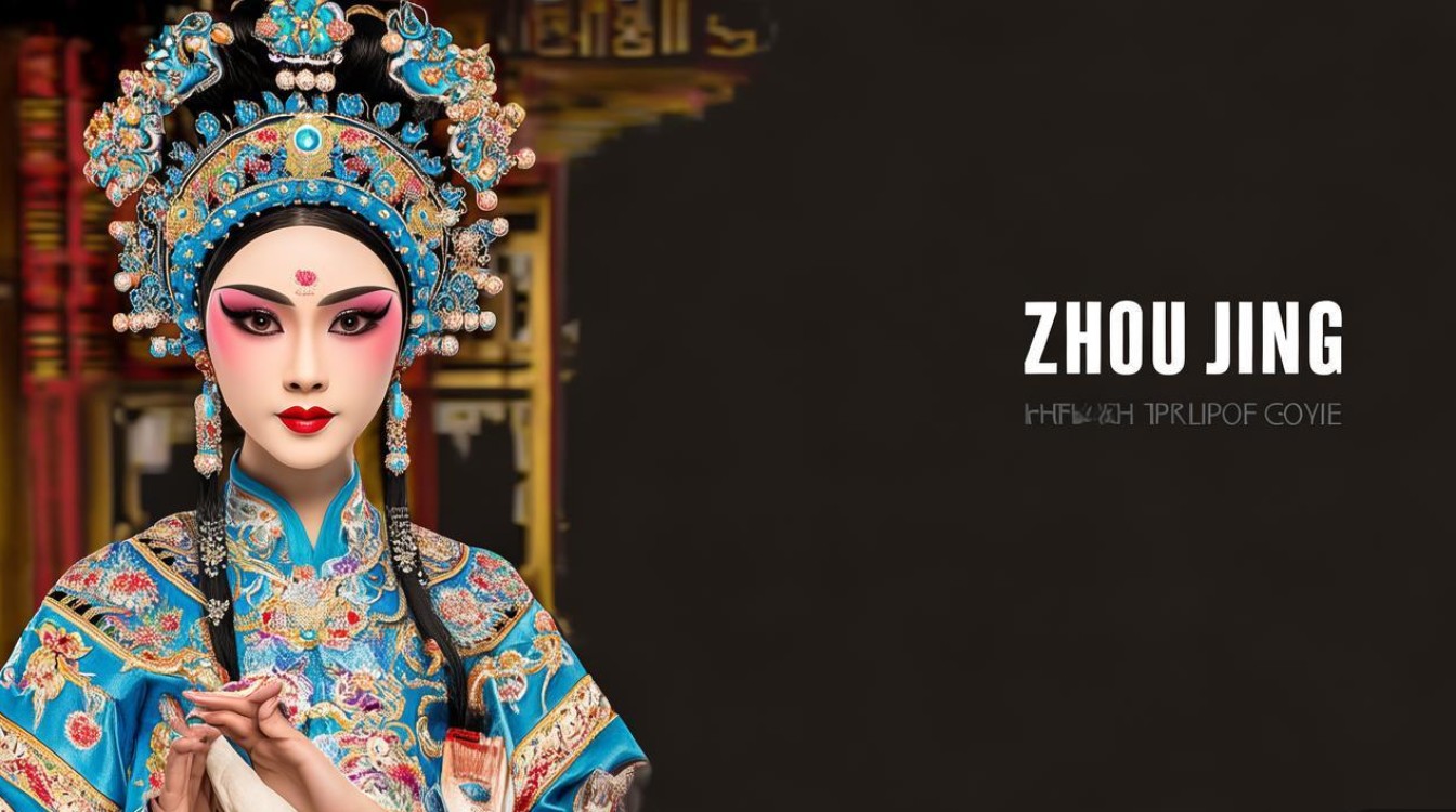 周婧京剧生活照