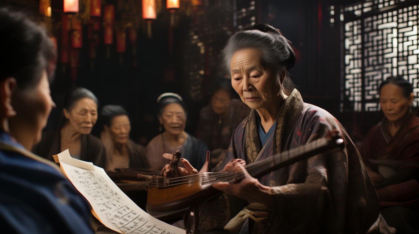 戏曲坠子琴书打婆婆