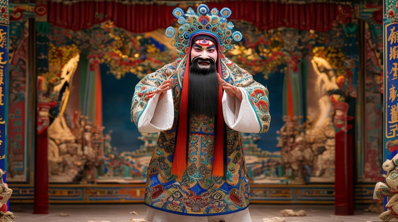 传统京剧敬德装疯剧本