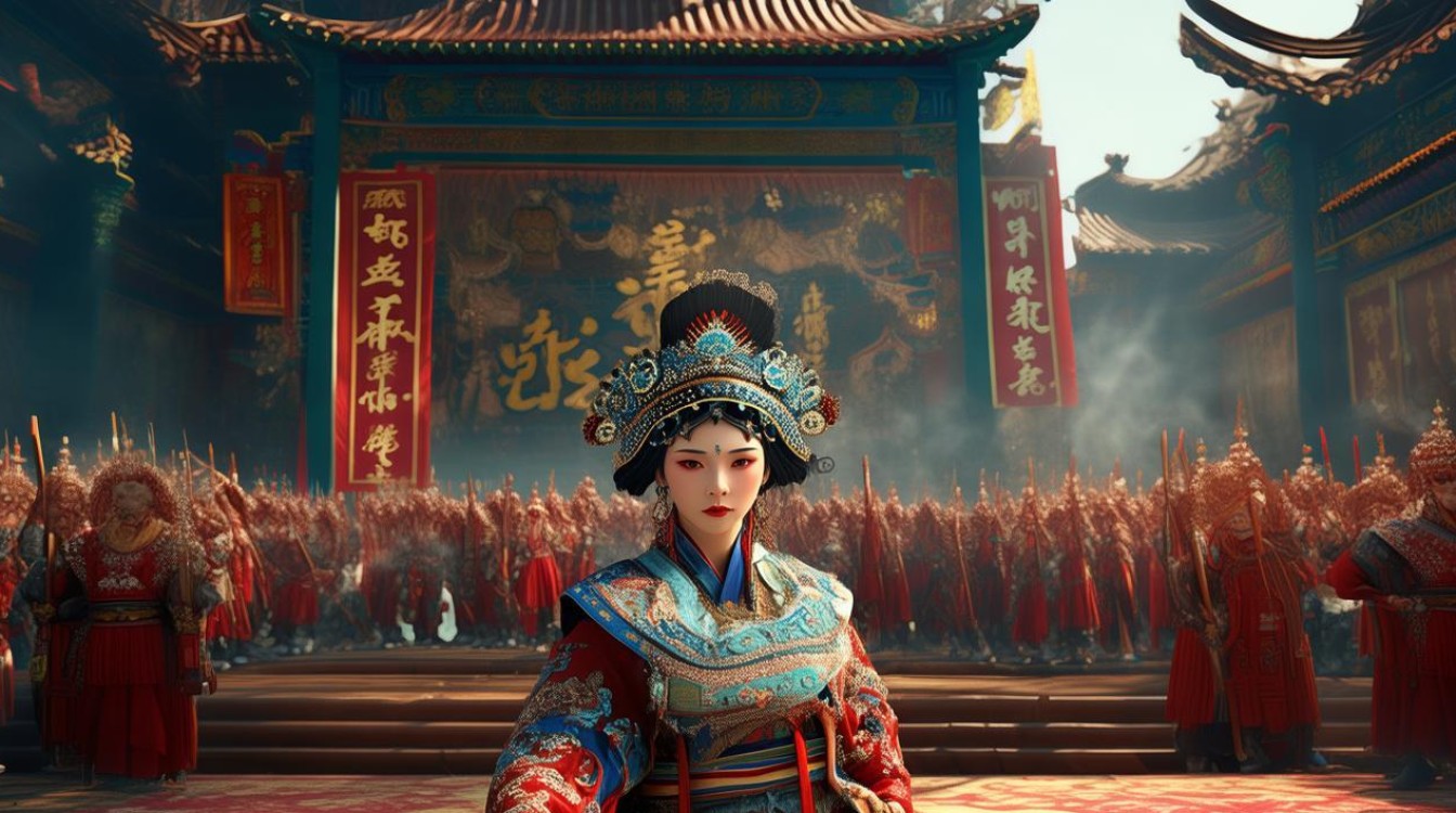 豫剧穆桂英挂帅出征戏曲