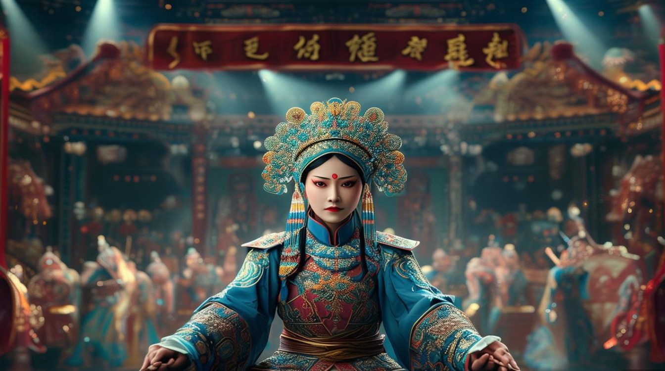 豫剧穆桂英挂帅出征戏曲