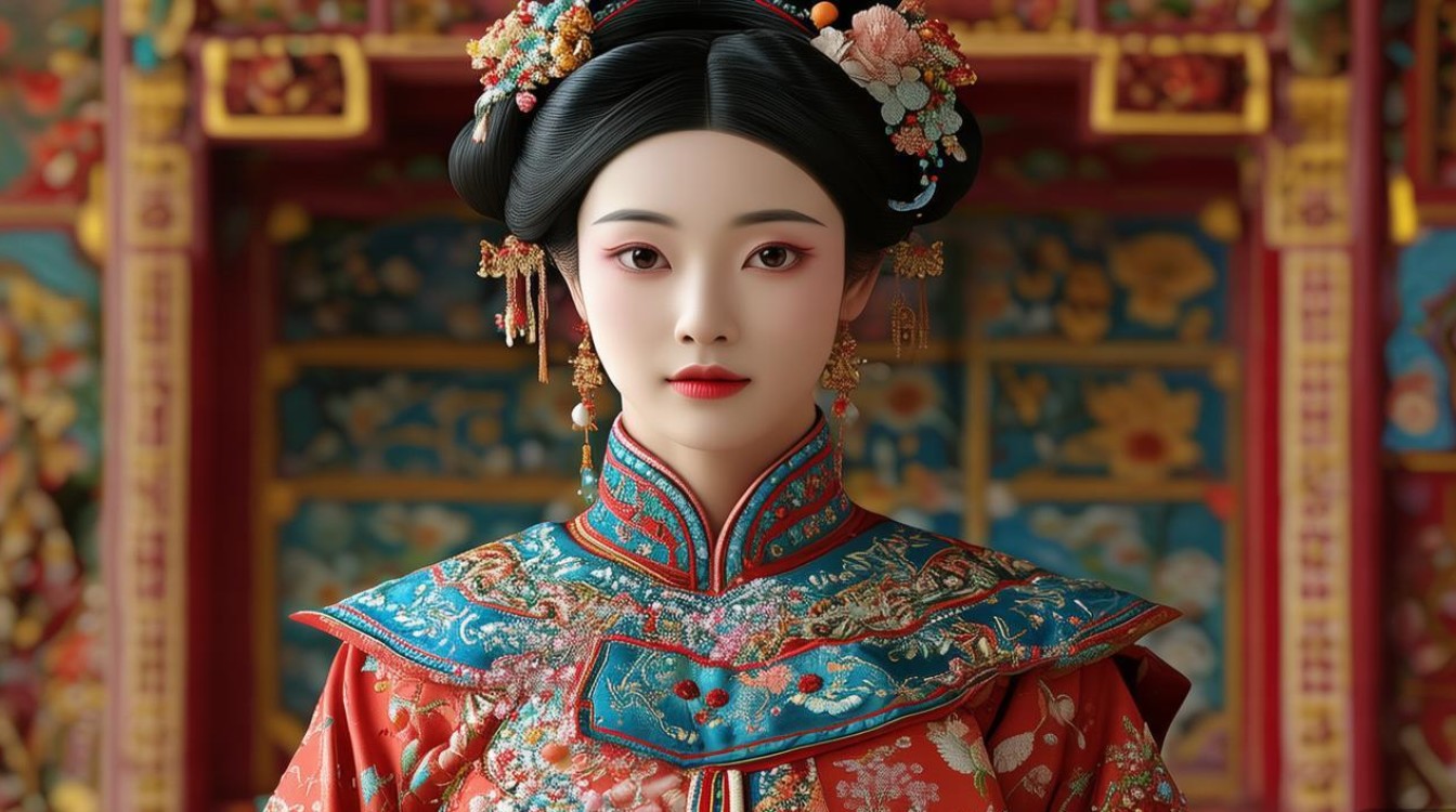 王清芬的戏曲装扮