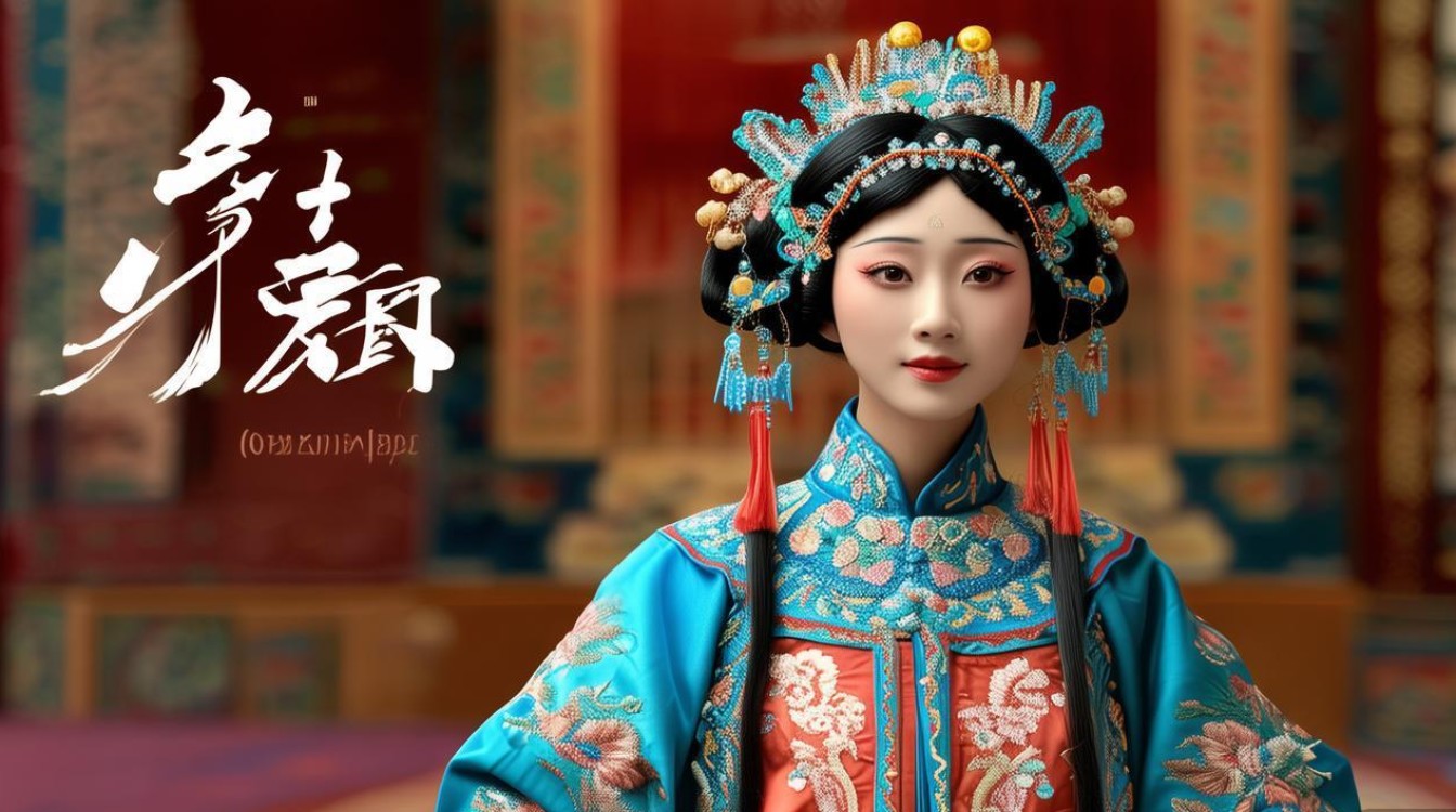 王清芬的戏曲装扮