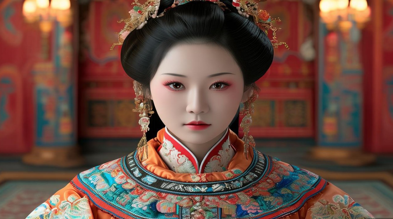 王清芬的戏曲装扮