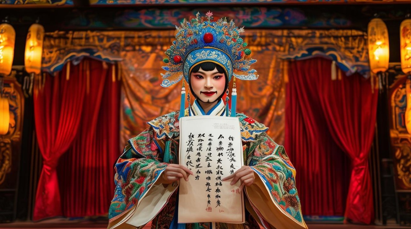 京剧唱一封请贴