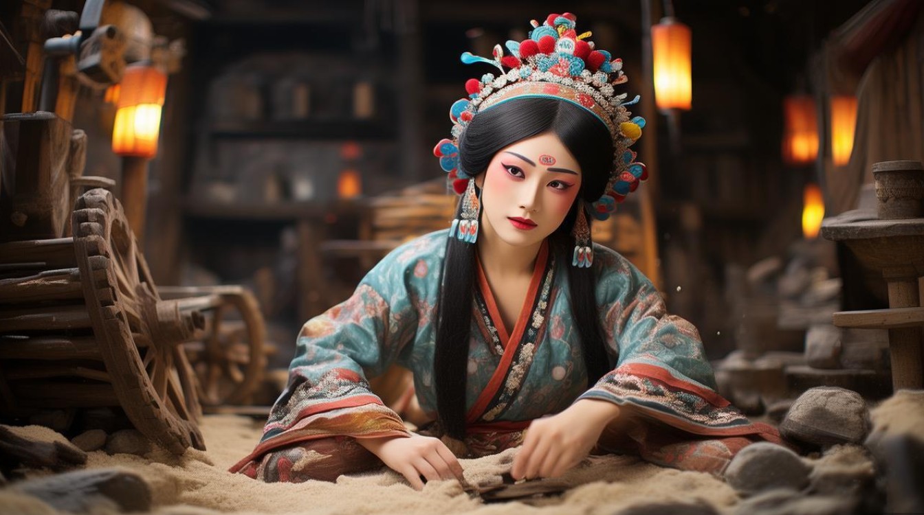 京剧李三娘磨房生子