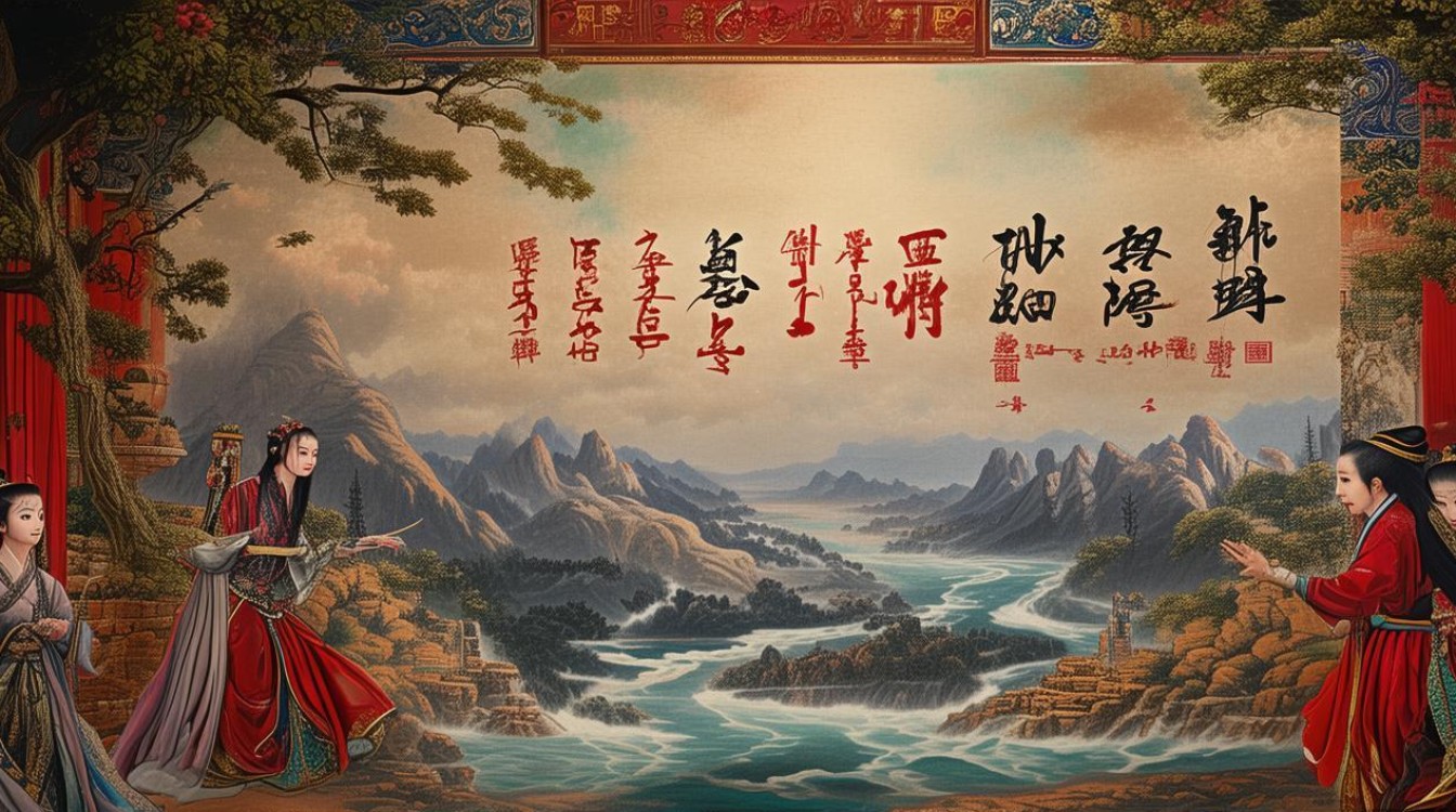 戏曲山河恋串词