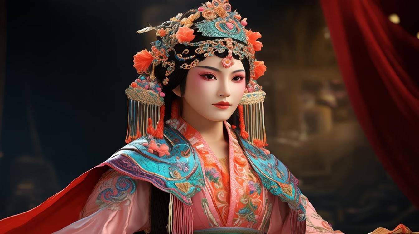 花木兰戏装豫剧