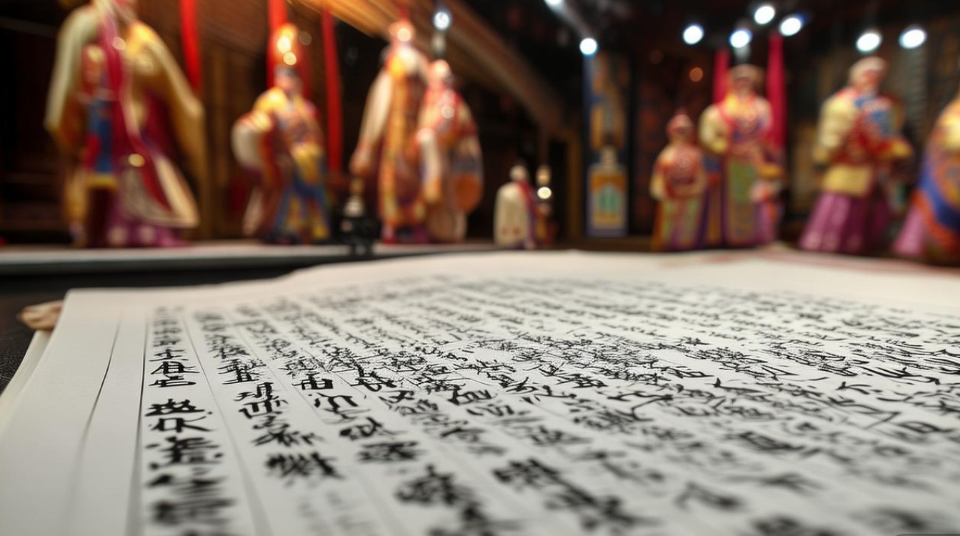 戏曲困河东剧本词