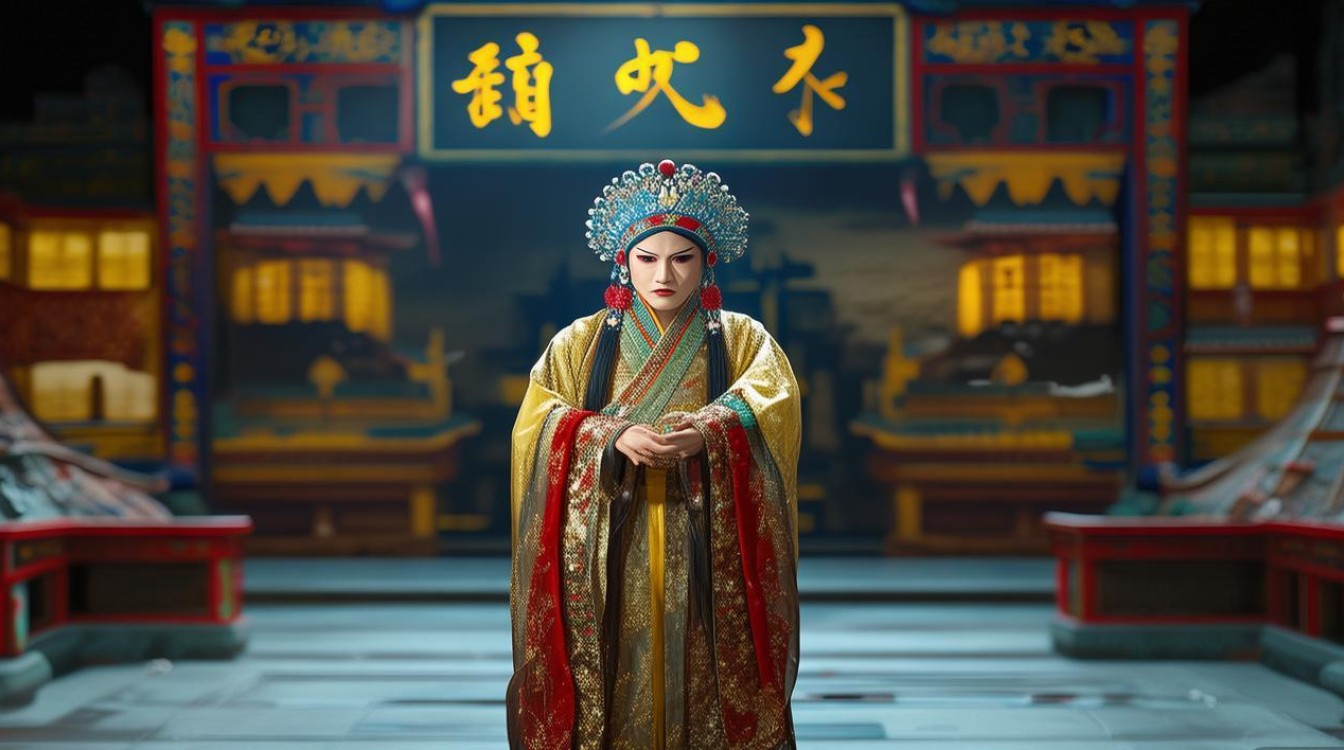 京剧钓金龟李的哭灵