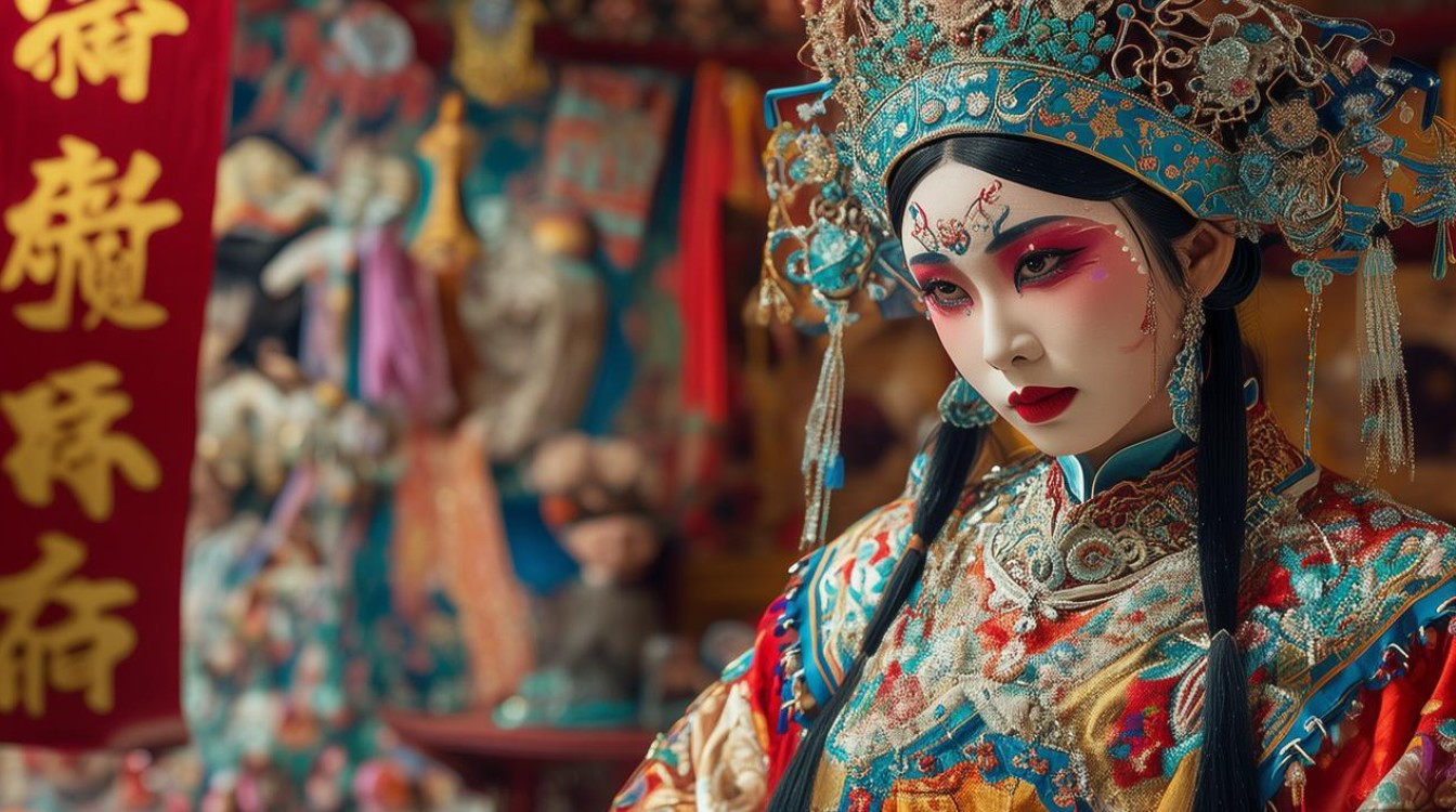 京剧望江亭李炳淑