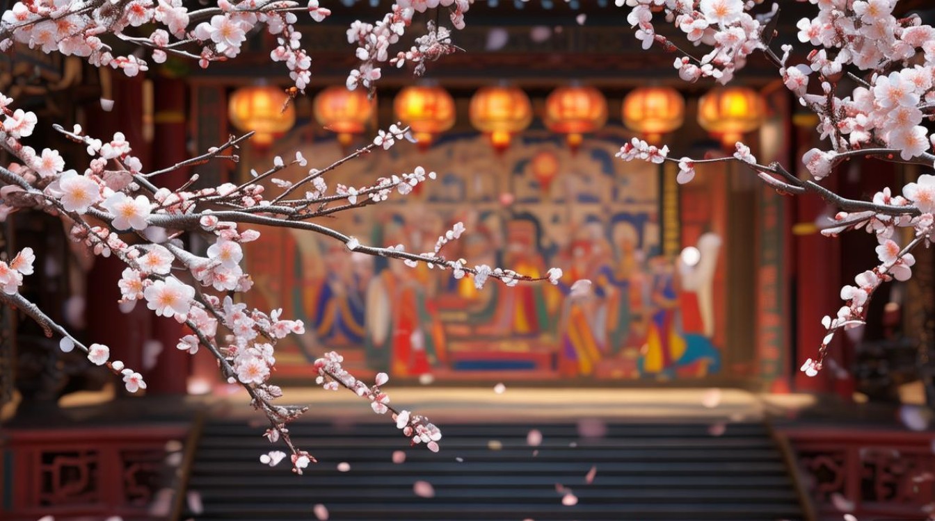 梅花和戏曲的联系