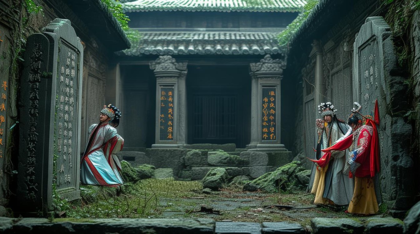 戏曲曲剧困皇陵