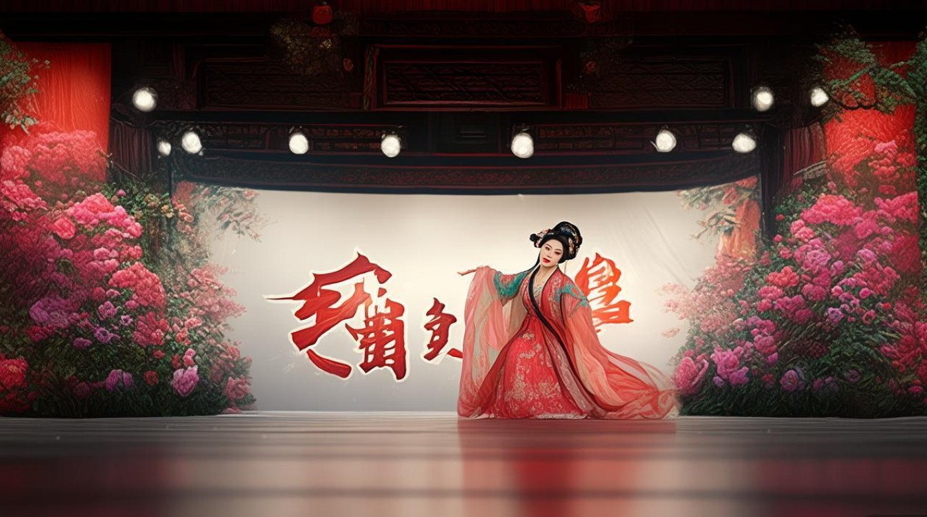 豫剧戏曲花为媒