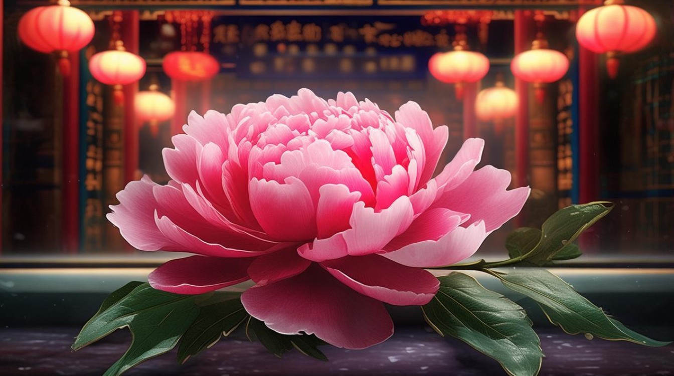 牡丹花在京剧中