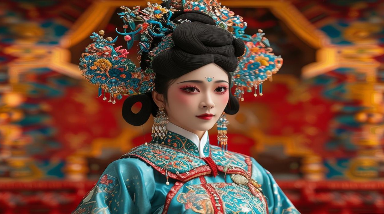 戏曲公主图片秦剧