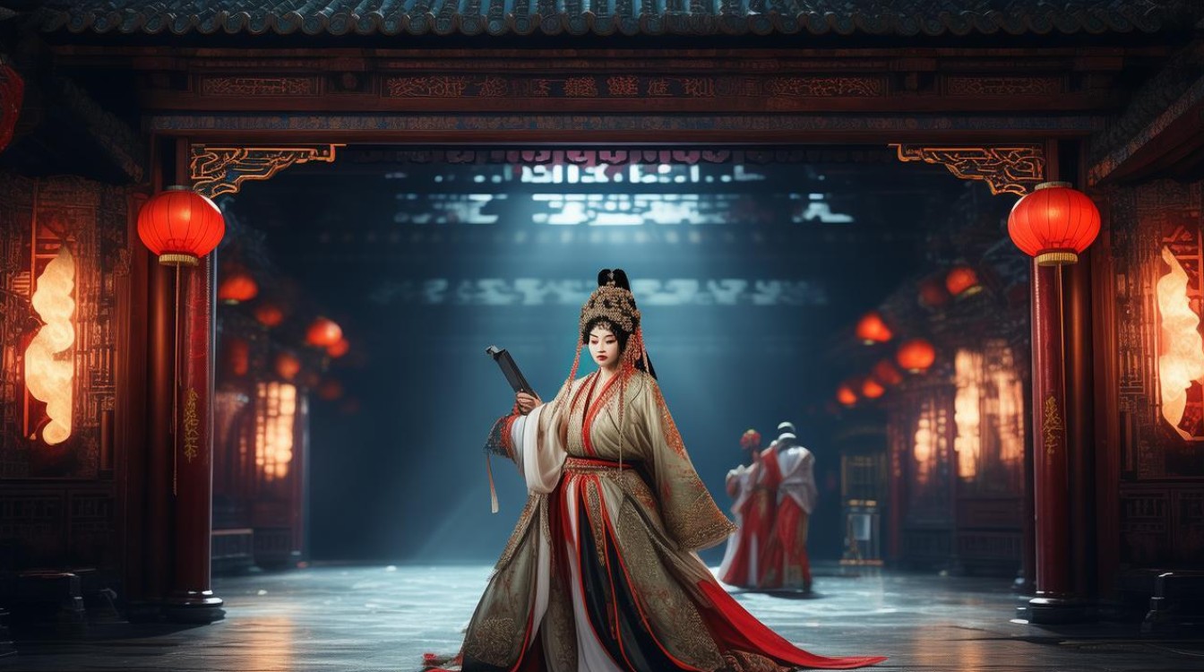 戏曲穆桂英辕门斩子