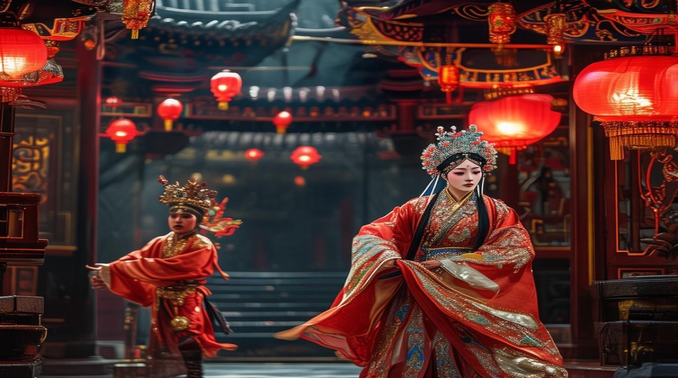 戏曲穆桂英辕门斩子
