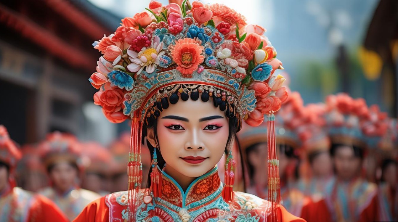 单县豫剧团抬花轿