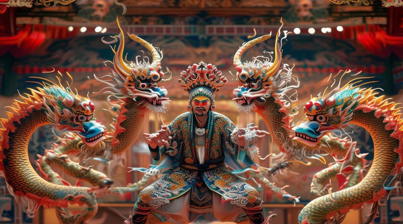 锁五龙京剧词