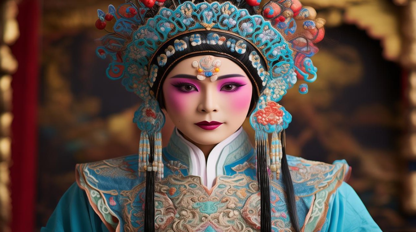 戏曲小白菜造型