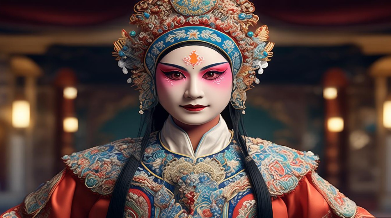 戏曲小白菜造型