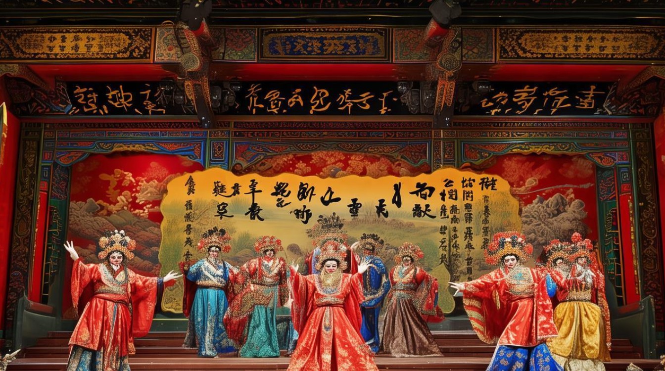 中国风文化豫剧戏曲