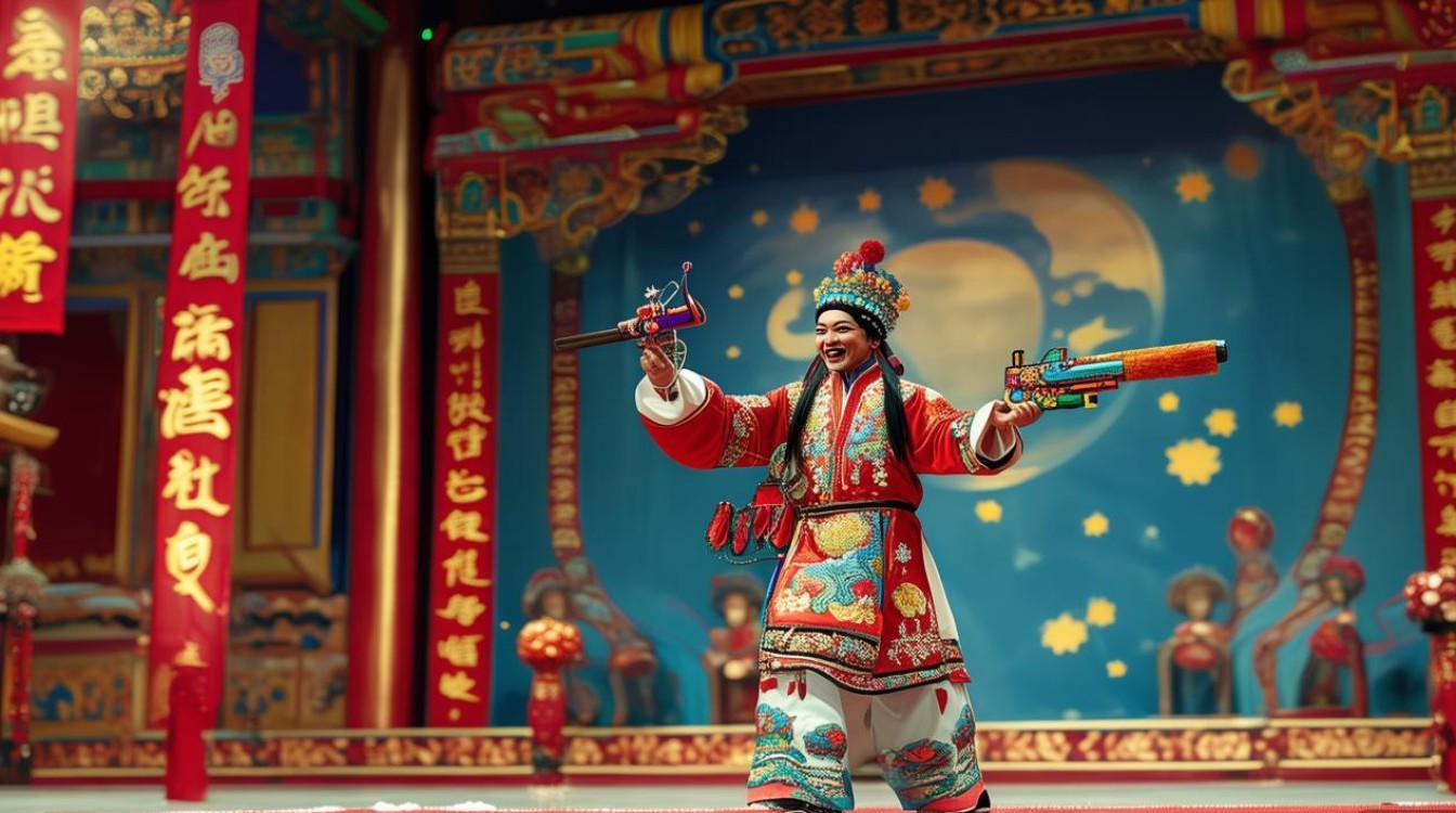 河南豫剧对花枪快乐